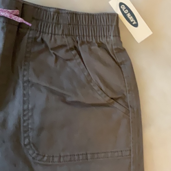 Cuffed Twill Pull-On Shorts for Girls - Picture 2 of 3